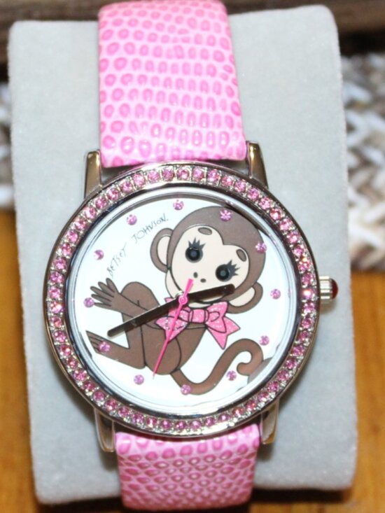 NWT Betsey Johnson Pink Monkey Watch FUN! CUTE! main image 8